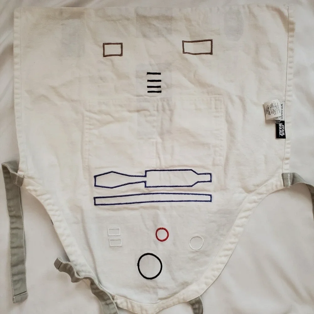 Williams Sonoma x Disney‎ Star Wars R2D2 Kitchen Apron Cotton Unisex Child Kid